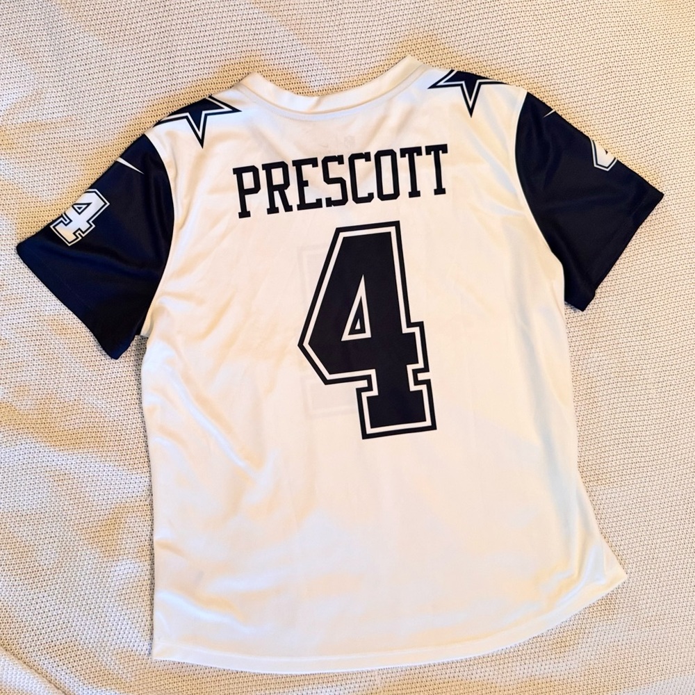 NFL NIKE Dallas Cowboys #4 Dak Prescott Women's Game Football Jersey Shirt - Picture 9 of 16